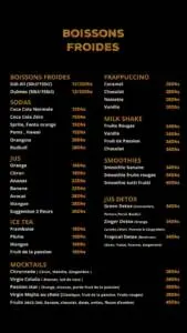 Menu 3 Fleurs Marrakech June 2023 064822