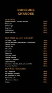 Menu 3 Fleurs Marrakech June 2023 114822