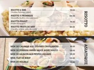 Menu 6ÈME CAFE Marrakech June 2023 210200