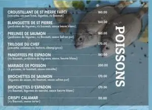 Menu 6ÈME CAFE Marrakech June 2023 220200