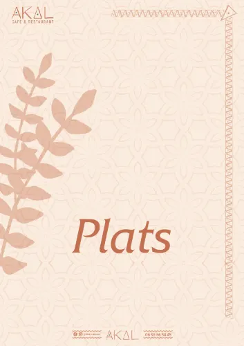 Menu de Akal restaurant à Casablanca — page 5