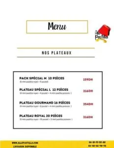 menu allo pastilla rabat 3