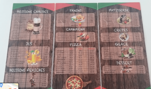 menu amoré italiano