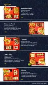 Menu Bamboo Fusion Asiatique Casablanca August 2023 021811-761300