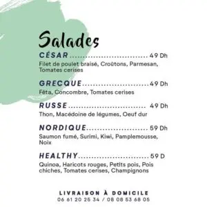 Les menus · 4
