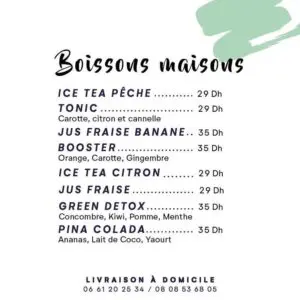 Les menus · 3