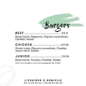Les menus · 1
