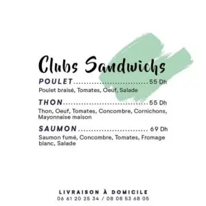Les menus · 5