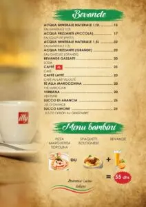BASILICO MENU RESTAURANT RABAT 2022 7