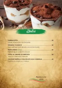 BASILICO MENU RESTAURANT RABAT 2022 6