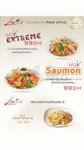 Menu Be Wok Meknes May 2025 015708-808700