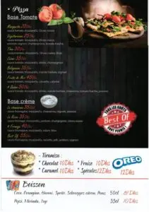 Les menus · 3
