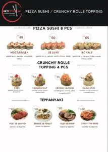 Menu Best Sushi Ya Marrakech February 2024 045606-282600