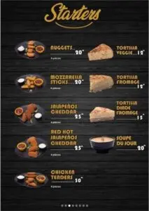 menu beug s tanger