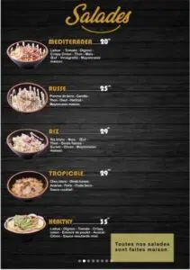 menu beug s tanger