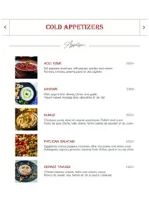 menu beymen tanger 18