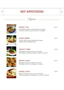 menu beymen tanger