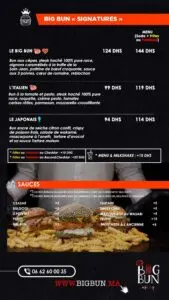 menu big bun casablanca 4