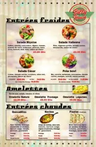 menu billy house restaurant a casablanca 10