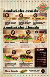 menu billy house restaurant a casablanca 9