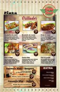 menu billy house restaurant a casablanca 5