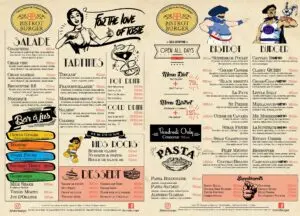 Bistrot Burger Rabat Menu Restaurant