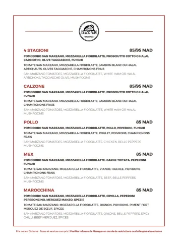 Menu de Black Pan à Marrakech — page 5