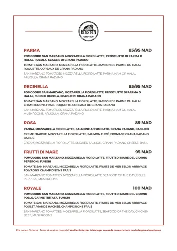 Menu de Black Pan à Marrakech — page 6