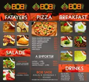 Les menus · 2