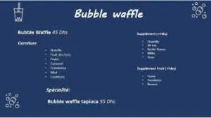 menu bubble tea waddou casablanca restaurant 2