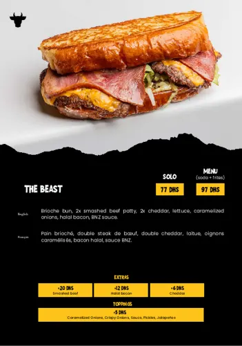 Menu de bunzy à Ville à vérifier — page 8