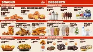Menu Burger King  August 2023 433507-796700