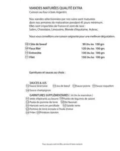 Cabestan Menu restaurant casablanca 2022 3