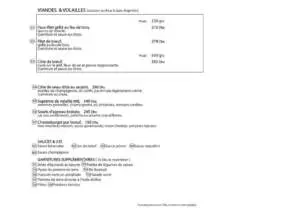 Cabestan Menu restaurant casablanca 2022 5