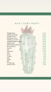menu cactus cafe marrakech 2