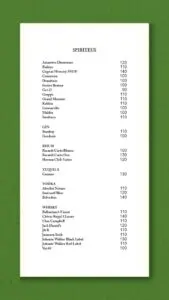 Menu Cafe Arabe Marrakech August 2024 350508-243500
