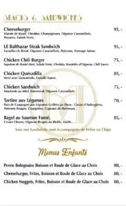 Cafe Balthazar MENU Corniche Casablanca 7