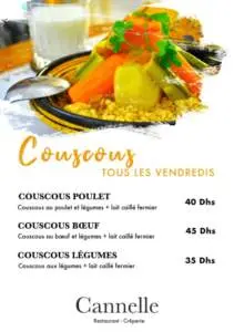 canelle cafe MENU marrakech 4