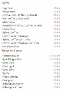Les menus · 5
