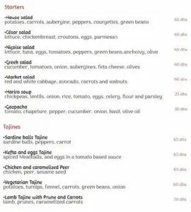 Les menus · 3