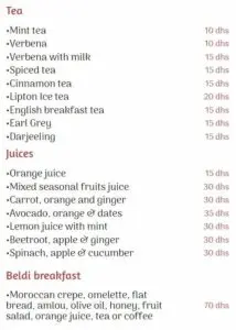 Les menus · 4