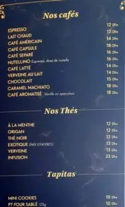 cafe 7 pains eljadida menu restaurant 2022 1