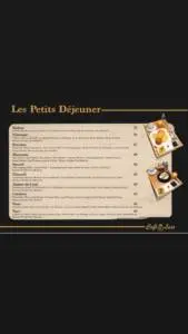 Menu CAFÉ LUXE Oujda June 2023 340014