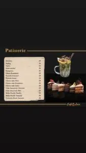 Menu CAFÉ LUXE Oujda June 2023 190014