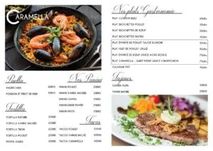 Les menus · 1