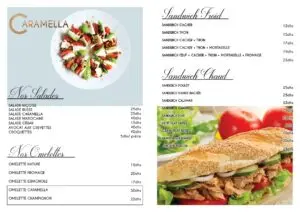 Les menus · 3