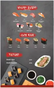 menu casa sushi tanger