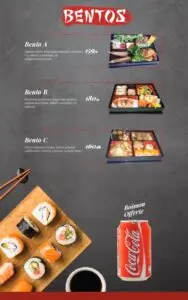 menu casa sushi tanger