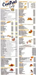 Les menus · 1