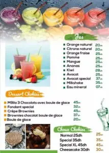 chokies menu restaurtant a tetouan 2022 2